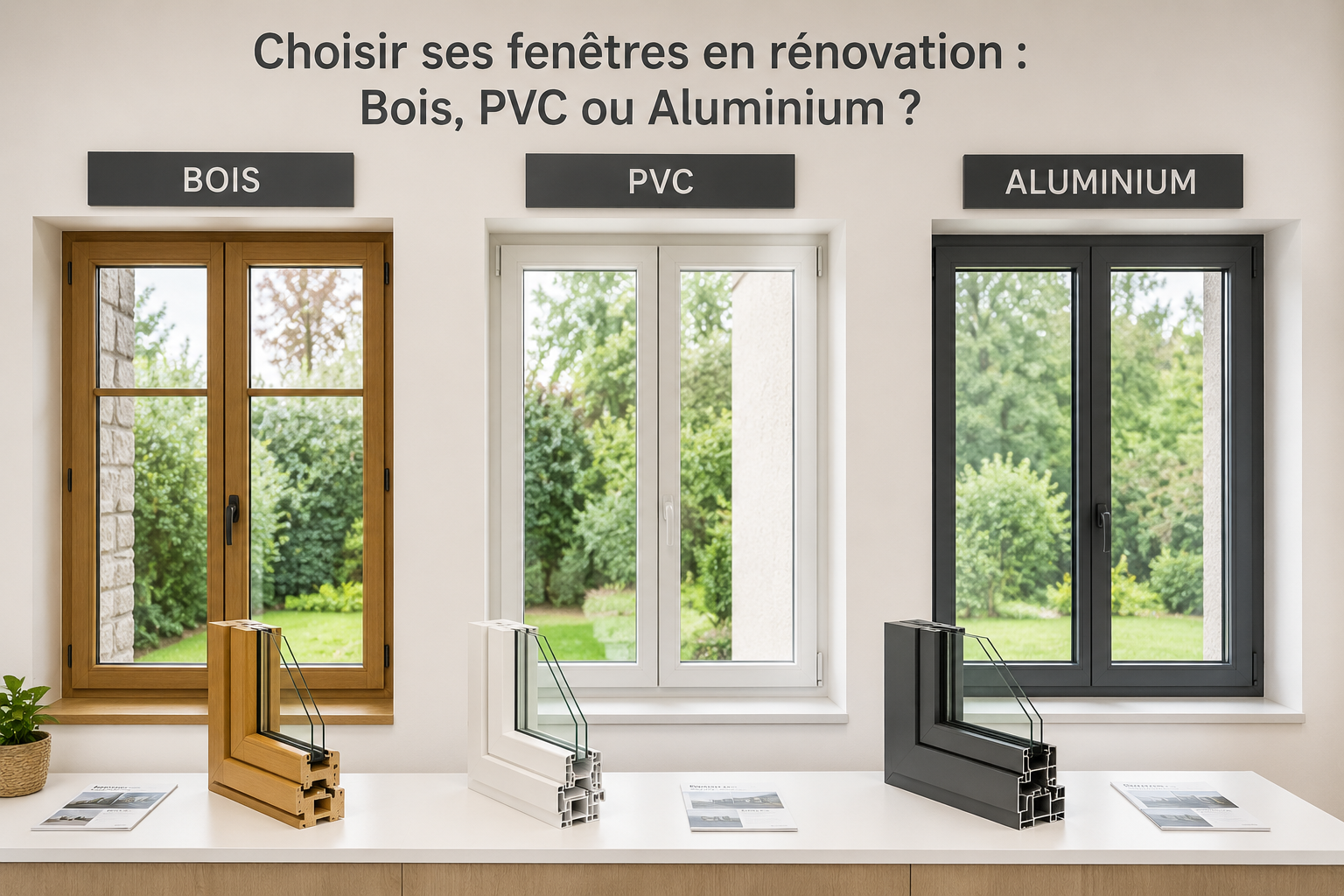 Comment choisir ses fenêtres en rénovation bois, PVC ou aluminium
