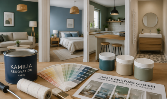 Quelle peinture choisir pour chaque pièce de la maison