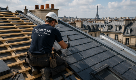 Travaux de couverture à Paris
