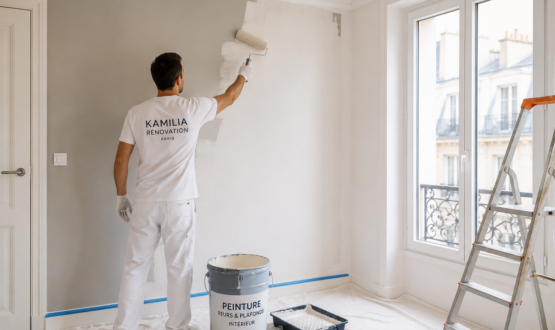 travaux de peinture à Paris et en Île-de-France